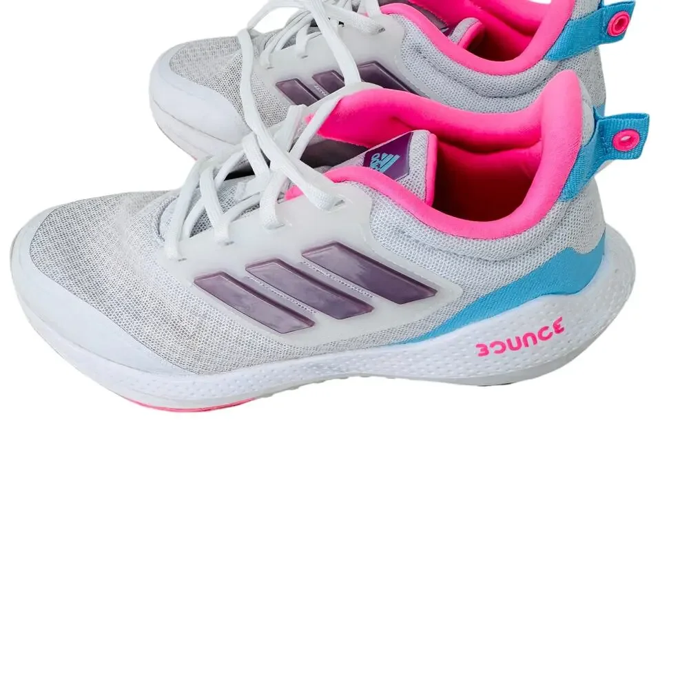 adidas EQ21 Run 2.0 Running Sneakers‎ Shoes Youth Size 3.5 White Lace Up HR1834